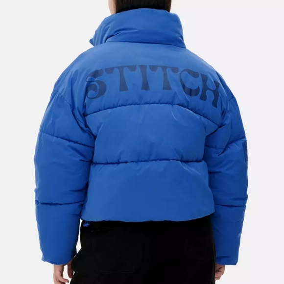 Disney Exclusive Woman's Stitch Puffer Coat - Picture 5 of 9